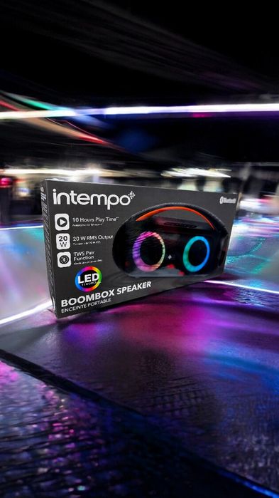 NA LEWARA Intempo Bluetooth Boombox Speaker przenośny duzy głośnik