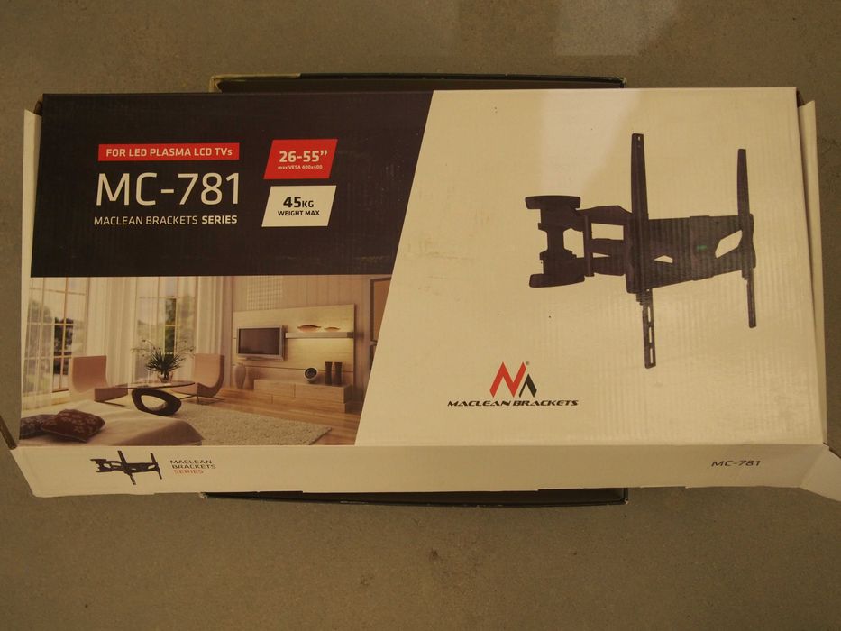 Uchwyt do telewizora, Maclean, MC-781, do 45kg