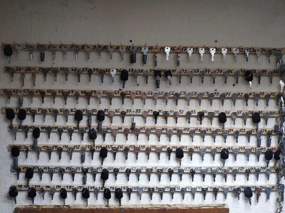 Thule все ключи для багажника бокса на крышу авто Terra Modula подбор