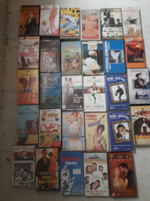 Lote de + 60 Vídeos Vhs