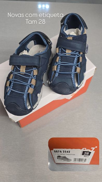 Sandalias menino tam 28