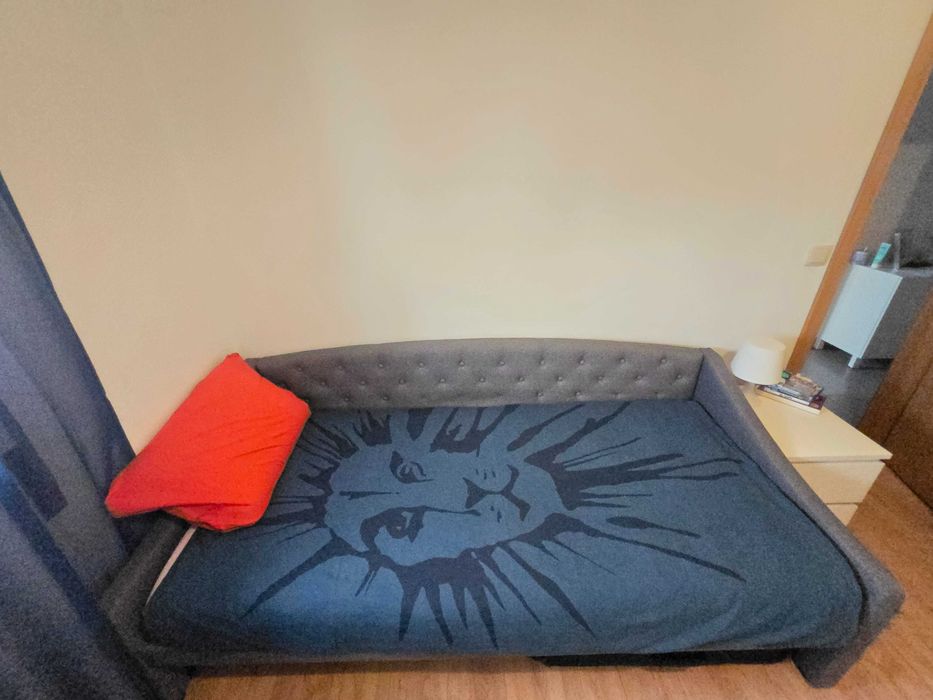 Cama solteiro 90x200 c/ gavetão