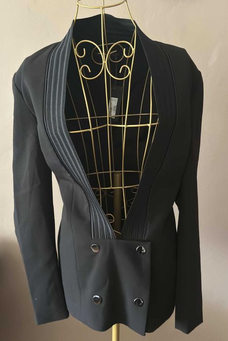 Elegancki blezer marynarka damska SuperTrash rozmiar 40 M/L czarny