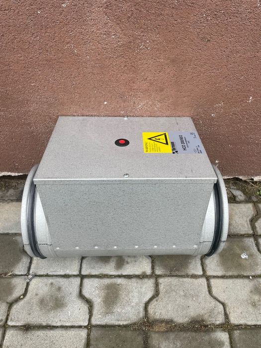 Elektryczna nagrzewnica kanalowa horman 200/5 kw