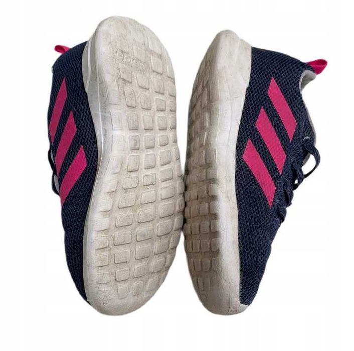 Buty Adidas Granatowe Różowe Sportowe 26 16,5 cm