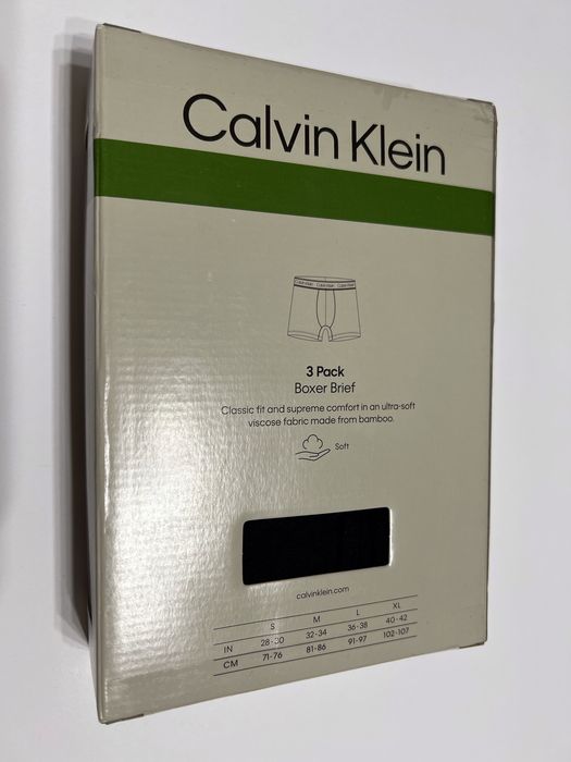 Bokserki męskie Calvin Klein 3 pak M - wiskoza