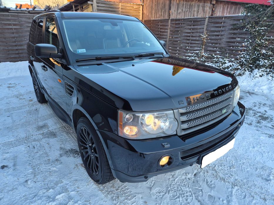 Range Rover Sport 4x4 Automat Reduktor BiXenon Alu19` Czarny Zdrowy **
