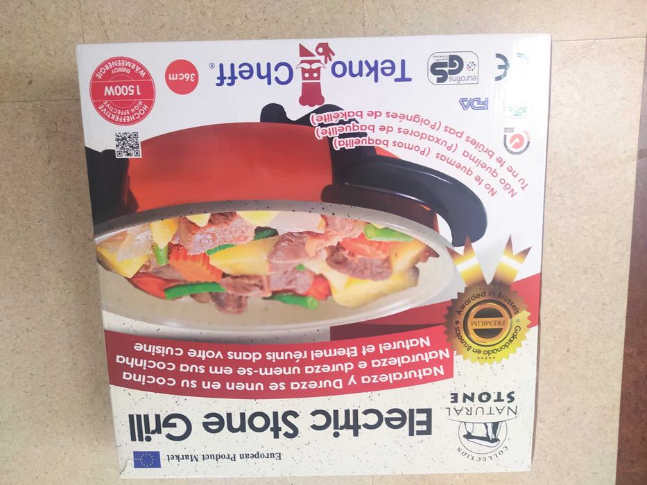 Grelhador eléctrico de cerâmica Tekno cheff