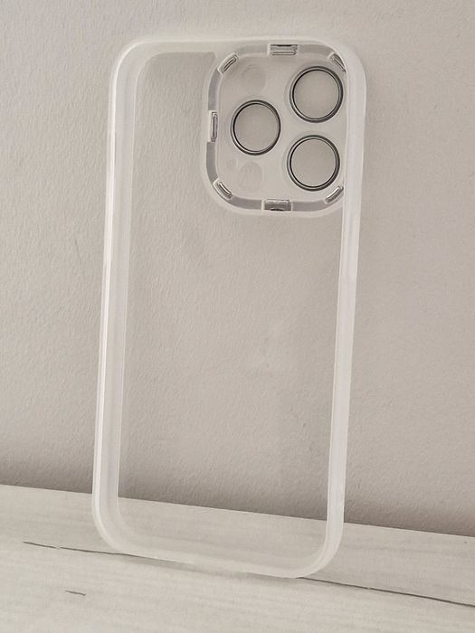 Protective Lens Case do Iphone 14 Pro biały clear