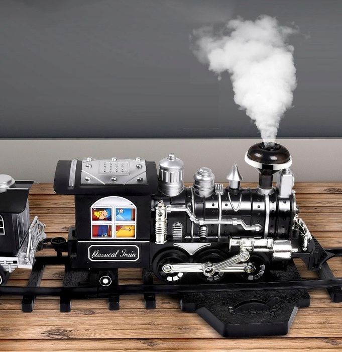Kolejka elektryczna dymi z komina pociąg PREZENT DLA DZIECI