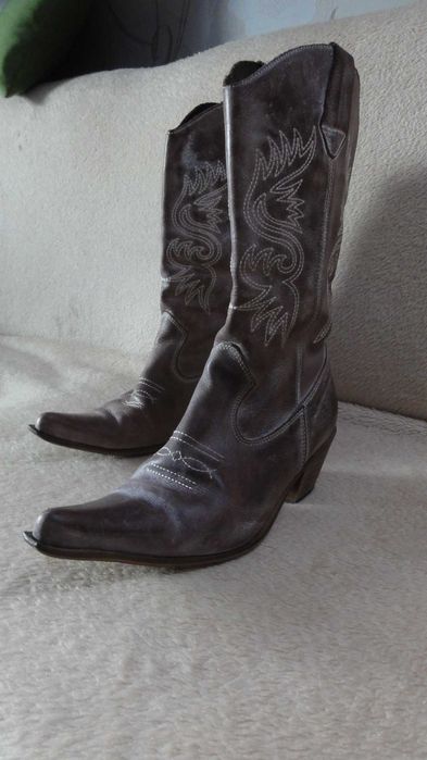 Buty kowbojki damskie