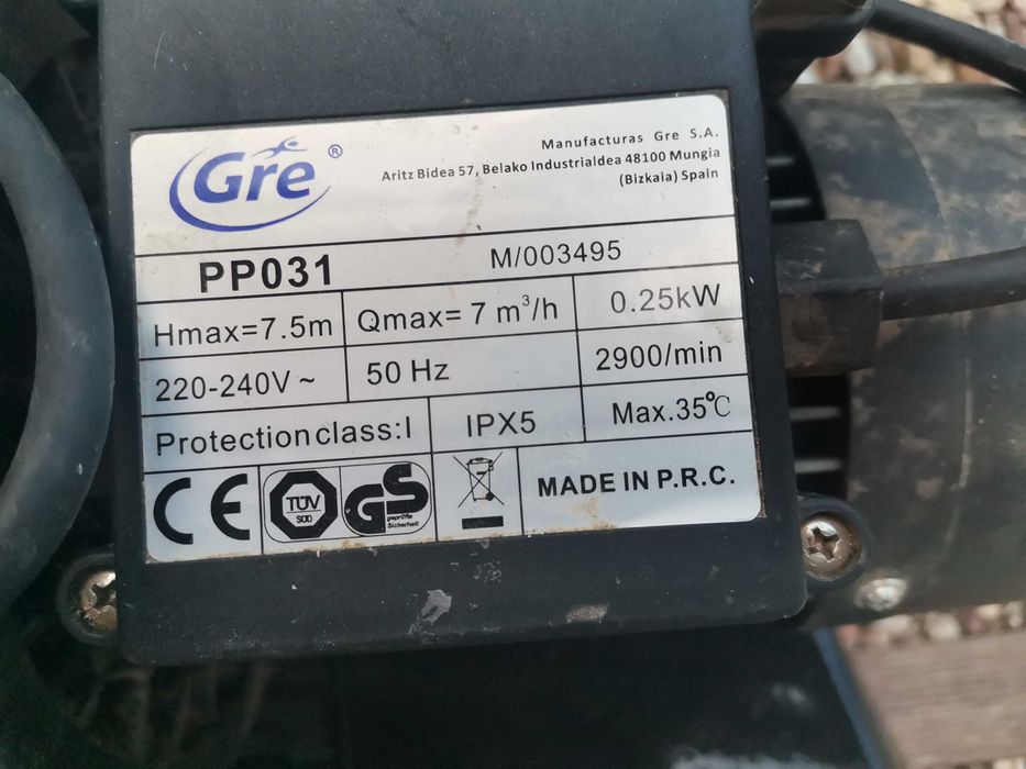 Bomba e filtro de piscina