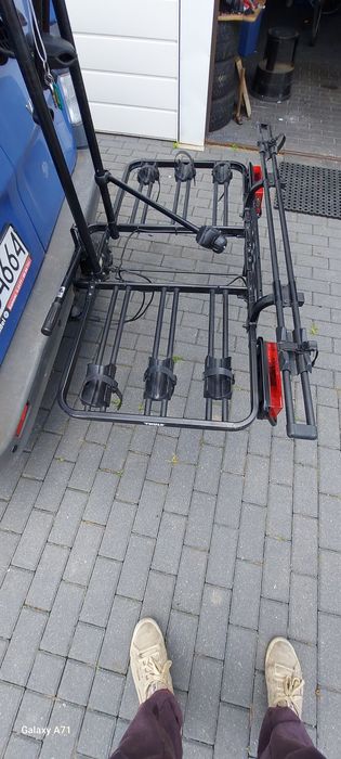 Bagaznik rowerowy Mft dostawka nie Thule na hak 2 3 4 rowery 80kg uchylny