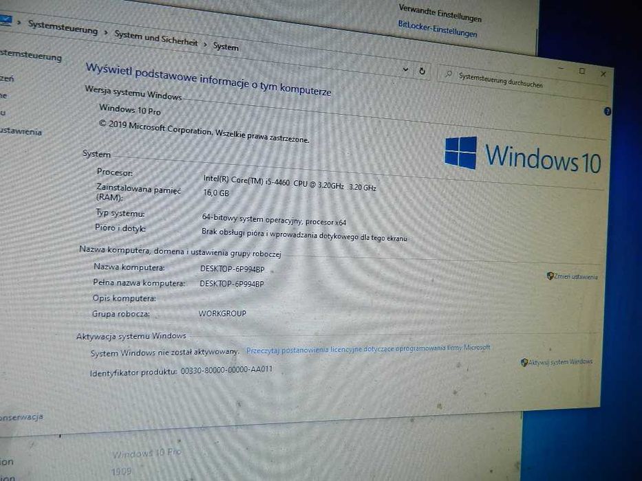 Komputer Medion Core i5-4460 16GB DDR3 500GB