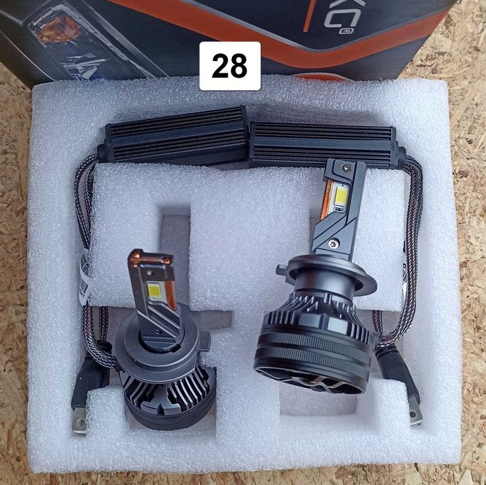 LED лампы H7 головного света - мощные диодные лампы, диод CSP