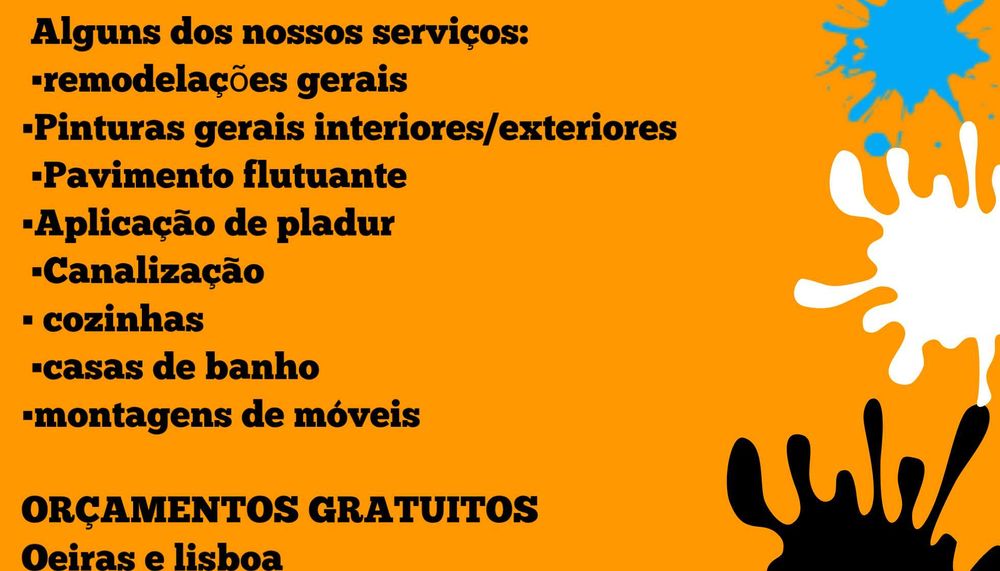 Remodelação/serviços64695011714562121