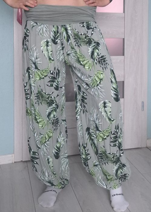 Haremki szarawary L/XL 100% Viscose  made in italy
