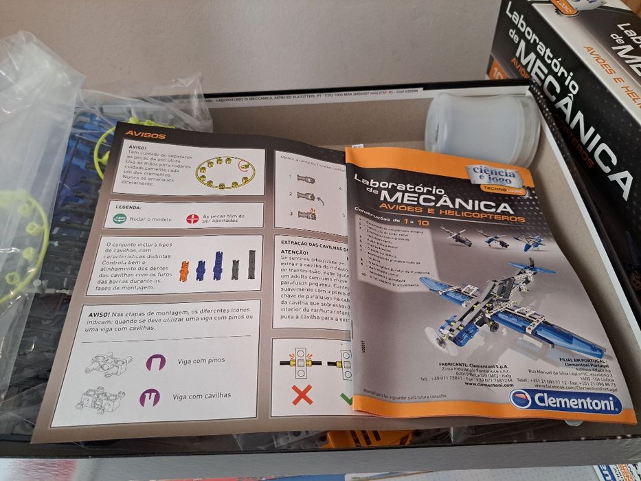 Jogo lego construcao aviões