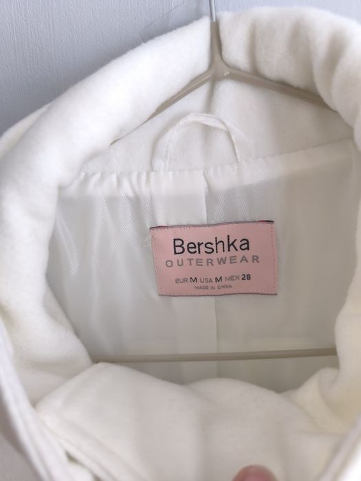 Płaszcz biały M 38 bereshka wiosenno zimowy