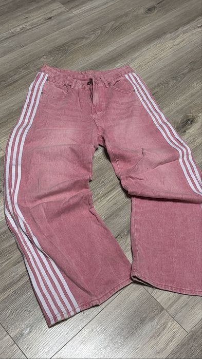 продам джинси адідас унісекс Y2K Джинсові штани Хіп-хоп