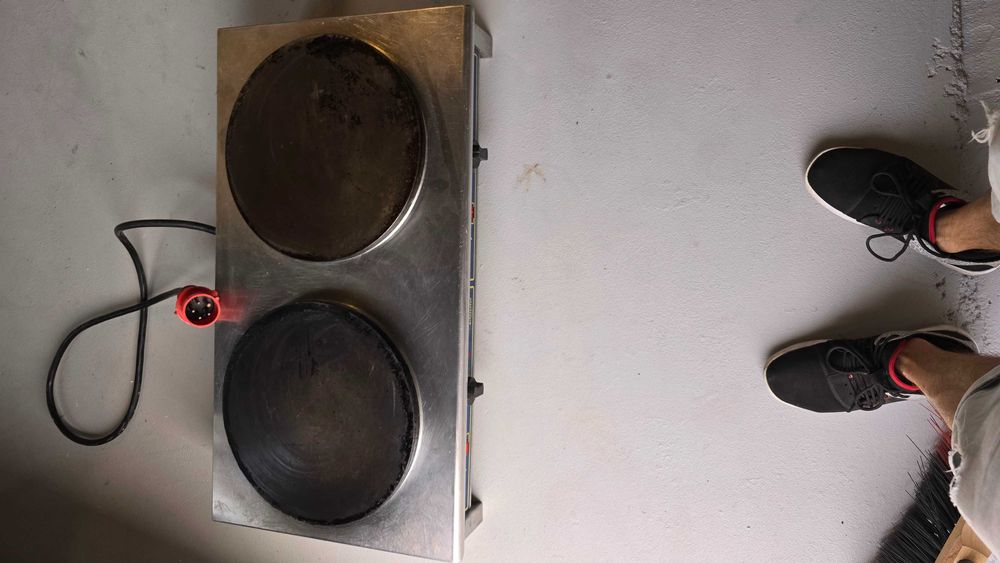 Podwojna nalesnikarka elektryczna grill