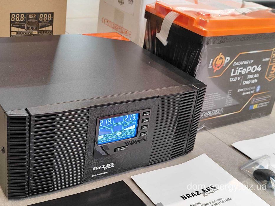 Лучший комплект резервного питания Акумулятор LiFePO4 ИБП 1000Вт W 12V