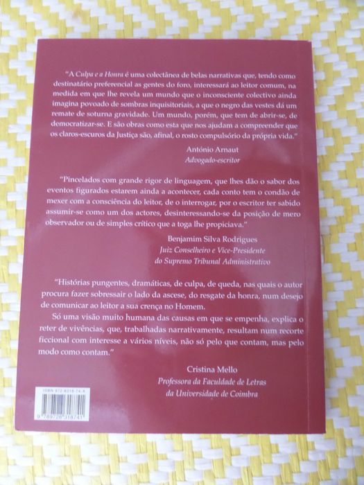 A CULPA E A HONRA
Arquivos de uma toga