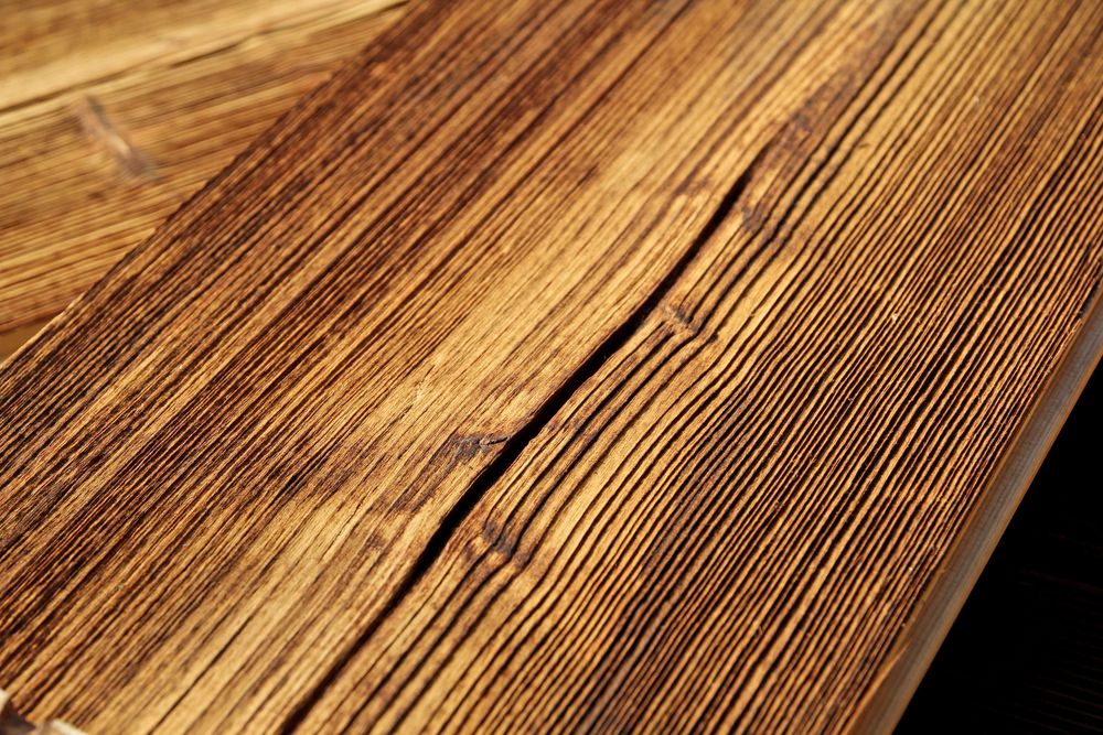 Stare deski szczotkowane piórowpust