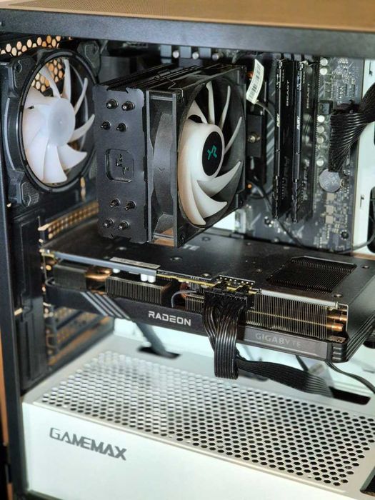 Игровой ПК Ryzen 5 + RX7600XT 16gb + 32gb DDR4