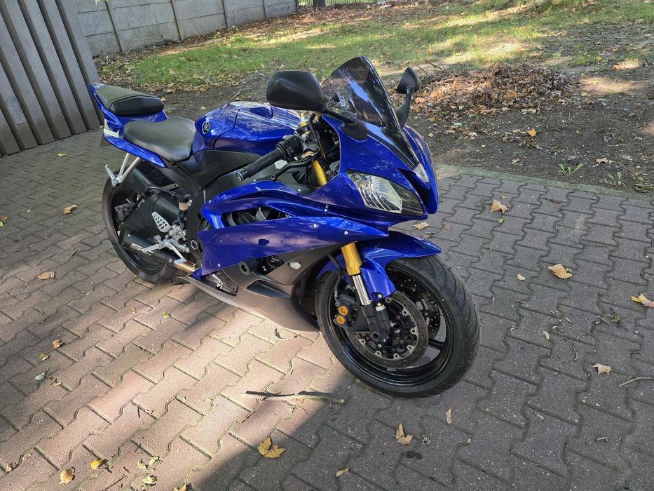 Yamaha r6 rj11 600ccm 127KM 2007R zadbany motocykl po serwisie, nowe OC i przegląd