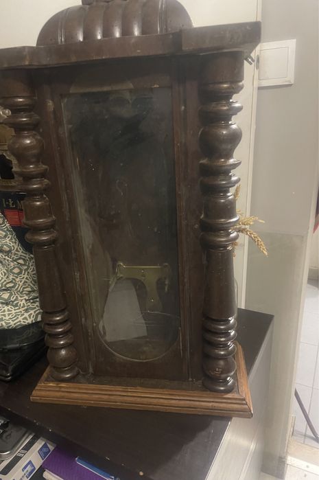 Skrzynia obudowa do zegara z czasów PRL