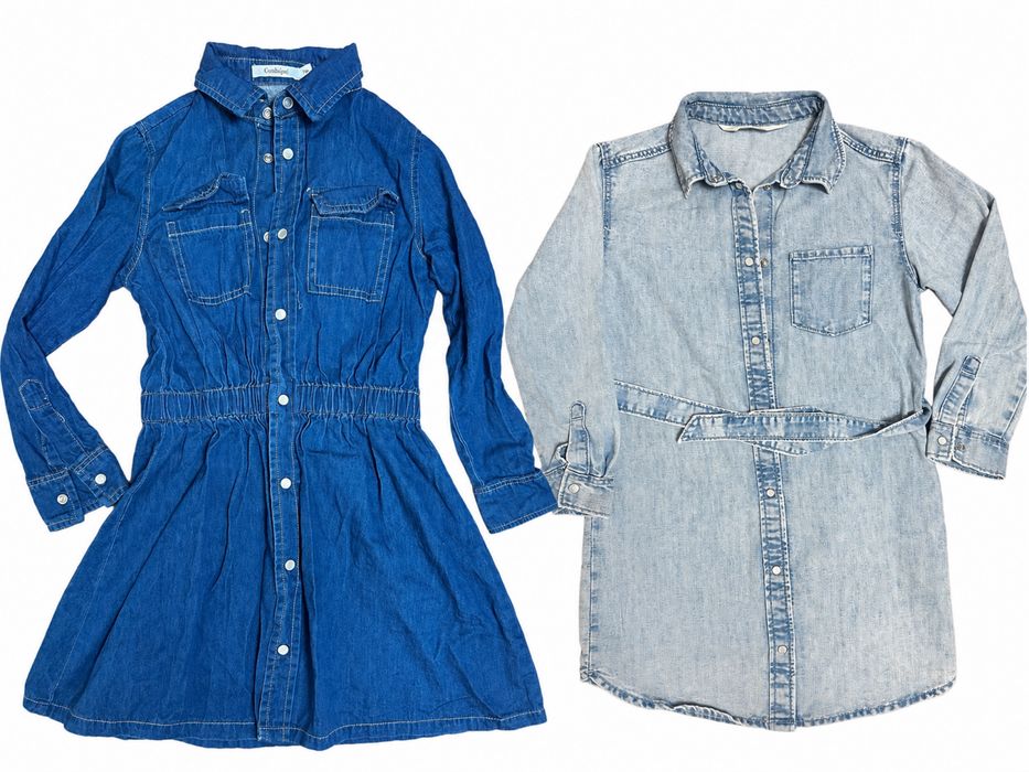 Джинсові сукні для дівчинки H&M 128, 134 на  7–8 років