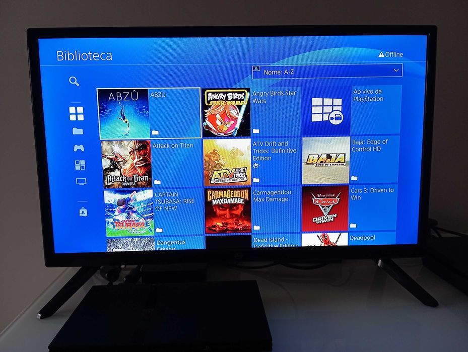 PS4 slim 1TB PlayStation 4, + de 50 jogos, Gold HEN (aceito retoma de jogos PS1 PS2 e PS3)