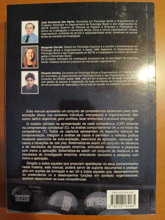 Manual de Competências Pessoais, Interpessoais e Instrumentais