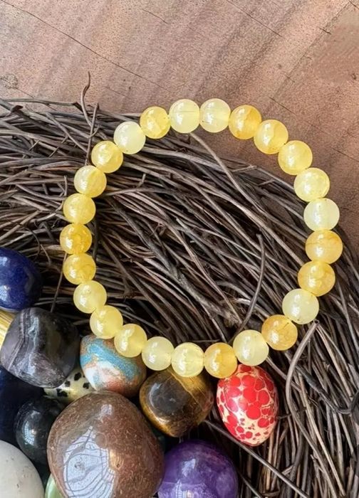 Bransoletka, cytryn, biżuteria codzienna, prezent, elegancka