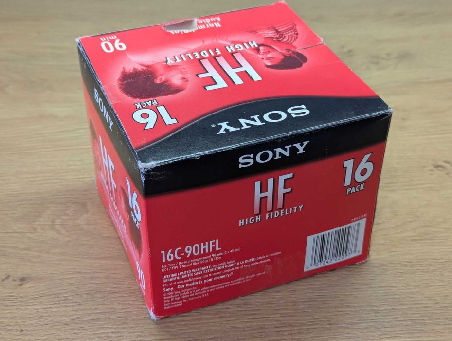 SONY HF90 Аудіокасети аудио кассеты пак 16 штук SONY HF90  USA