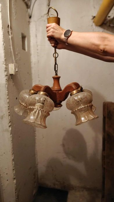 Żyrandol pięcioramienny sprzedam