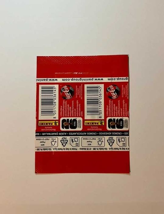 Saqueta Cromos Coca-Cola Edição Especial (versão portuguesa)