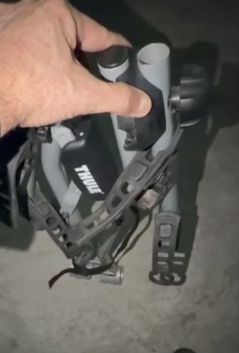 Suporte de tranporte de 2 bicicletas thoule