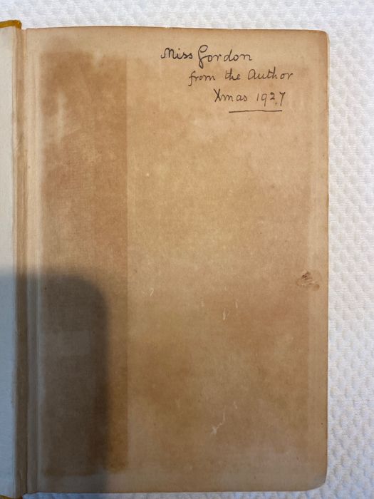 Fire Seeds - Cecil Adair -  1 Edição 1927 Londres - Dedicatória