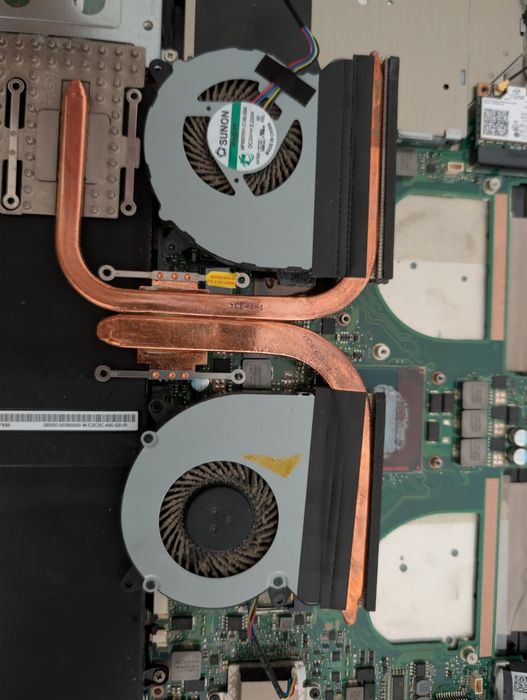 Conjunto Ventoinhas e Dissipador Asus N550JK 13N0-QXA0101 Sunon MF60070V1