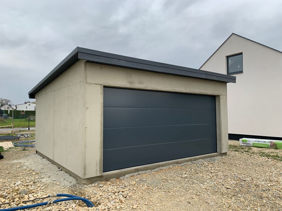 Garaż szkieletowy dwustanowiskowy 35m2 - Johny House