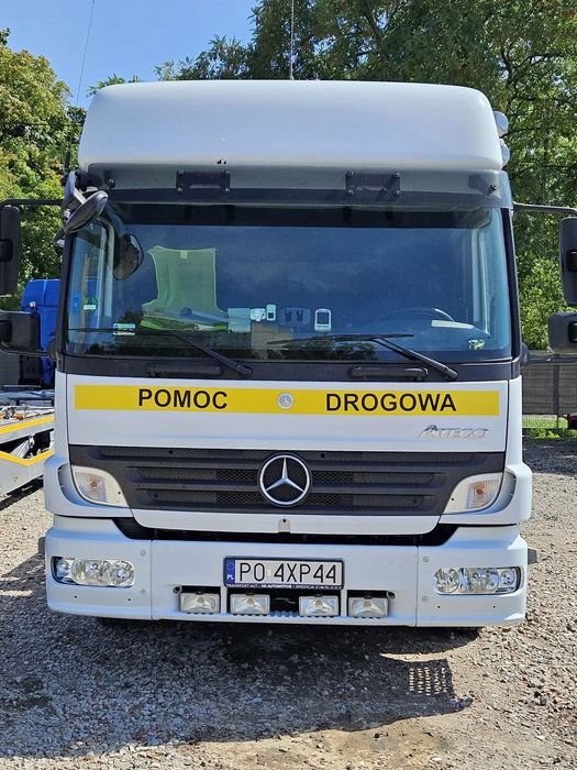 Mercedes-Benz Atego 824 Autotransporter LF5 VDI2700  ATEGO 824 LF5 EURO5 VDI2700 Doinwestowany POMOC DROGOWA Pń