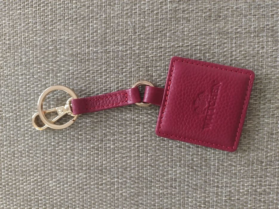 Brelok breloczek do kluczy Wittchen skórzany, czerwony