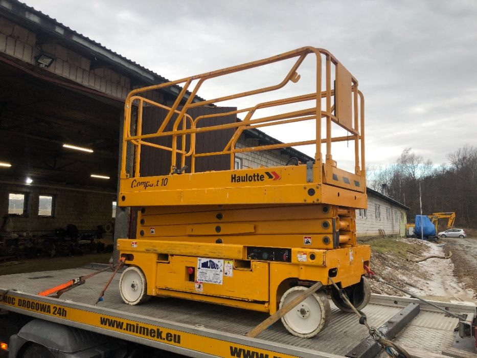Wynajem podnośnika zwyżka 10 metrów HAULOTTE JLG GENIE MANITOU
