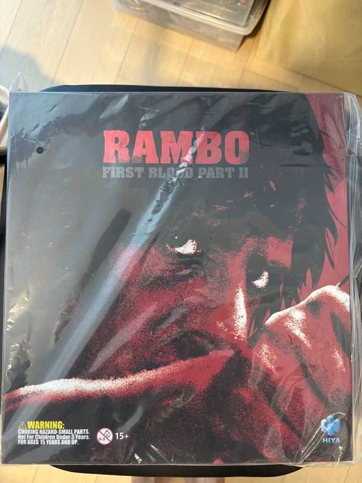 Figura hiya toys 1/12 rambo II first blood part II