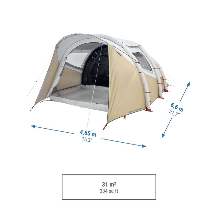 Tenda de Campismo Insuflável Air Seconds 5.2 Fresh & Black, 5