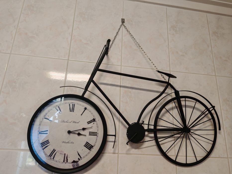 Relógio parede bicicleta