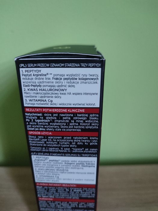 Zestaw 2szt Loreal Revitalift laser trzy peptydy.