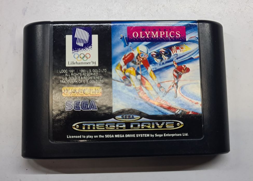 Sega gra retro winter olipmic